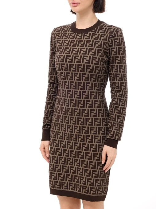 Платье хлопковое FENDI