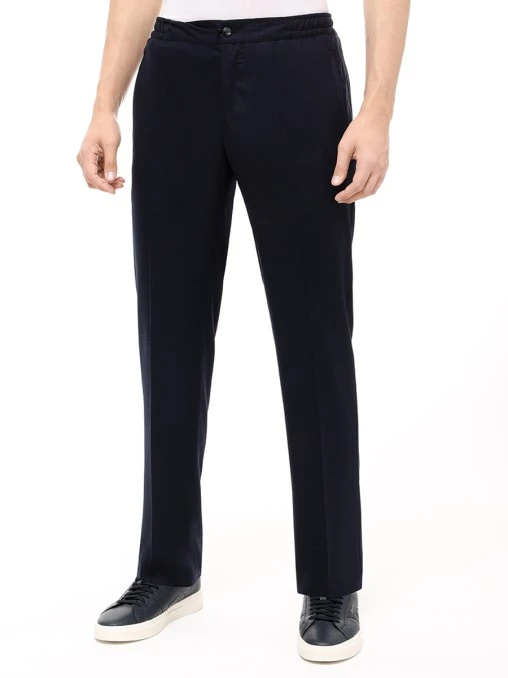 Брюки шерстяные KITON