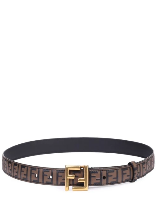 Ремень кожаный FENDI