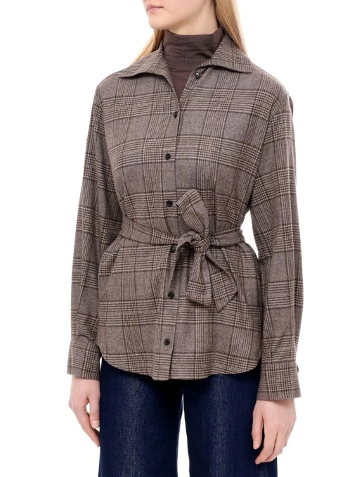 Рубашка шерстяная KITON