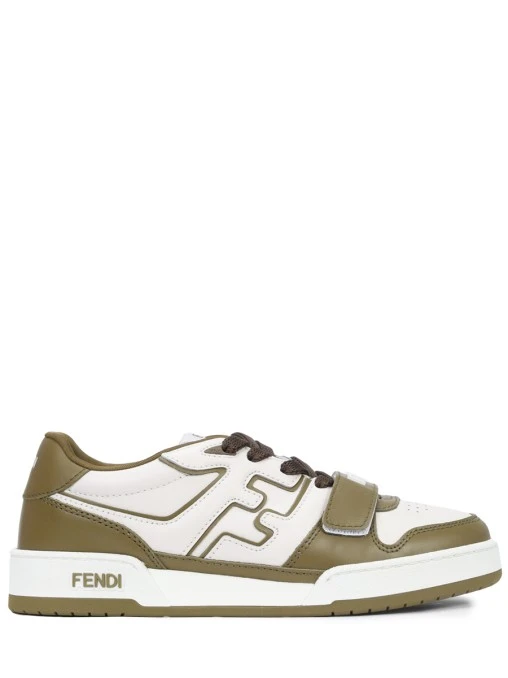 Кеды кожаные FENDI