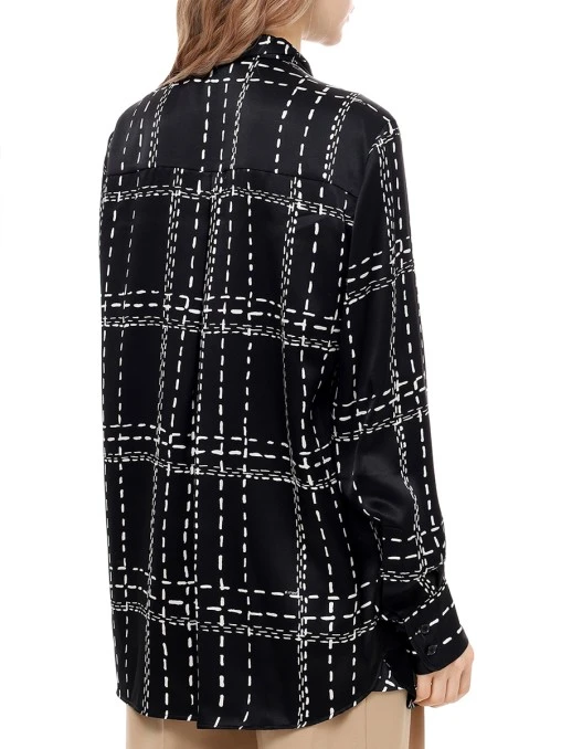 Блуза шелковая KITON