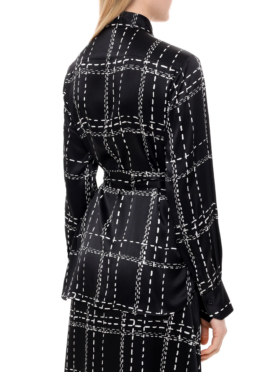 Блуза шелковая