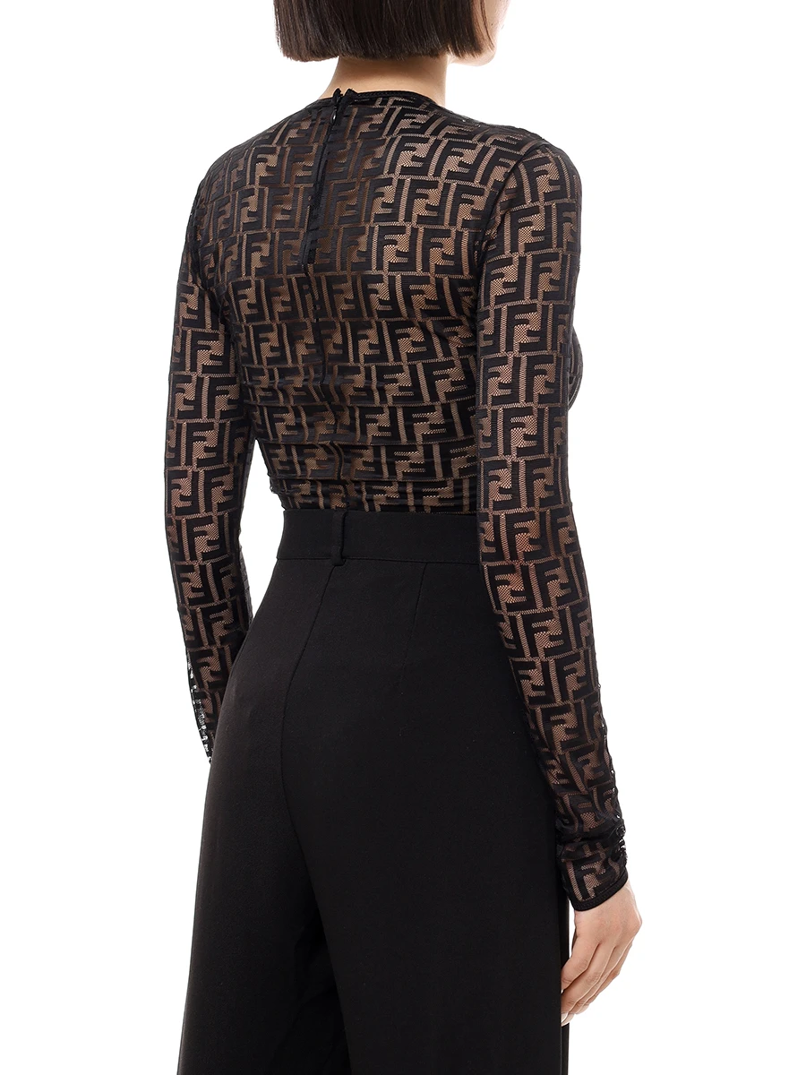 Боди из сетки