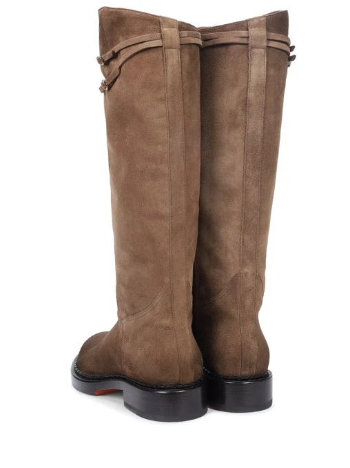 Сапоги замшевые SANTONI