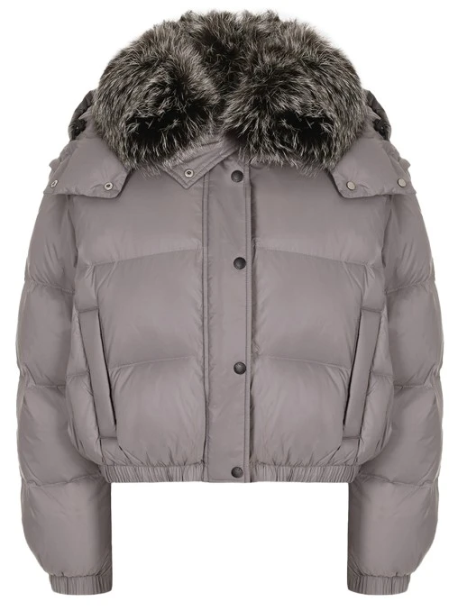 Пуховик-трансформер стеганый YVES SALOMON