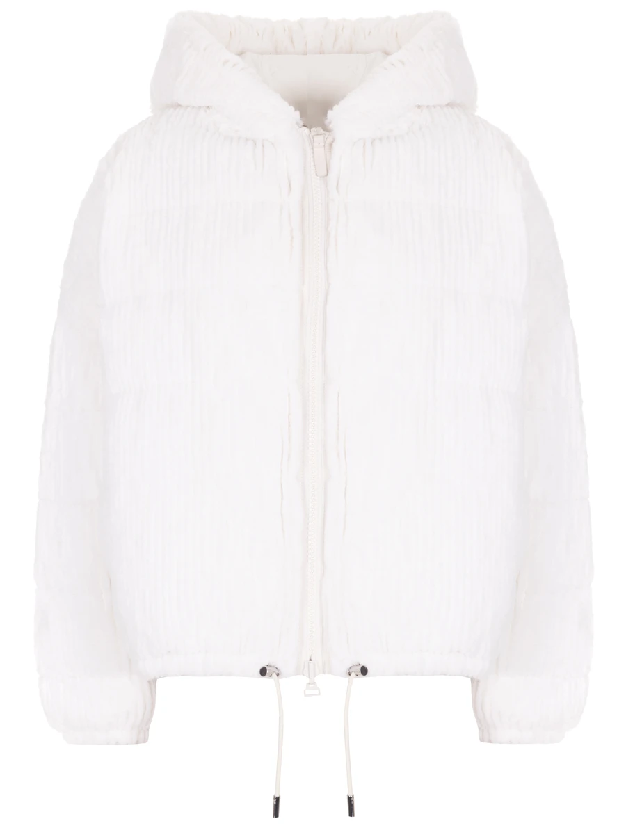 Пуховик двусторонний с мехом кролика