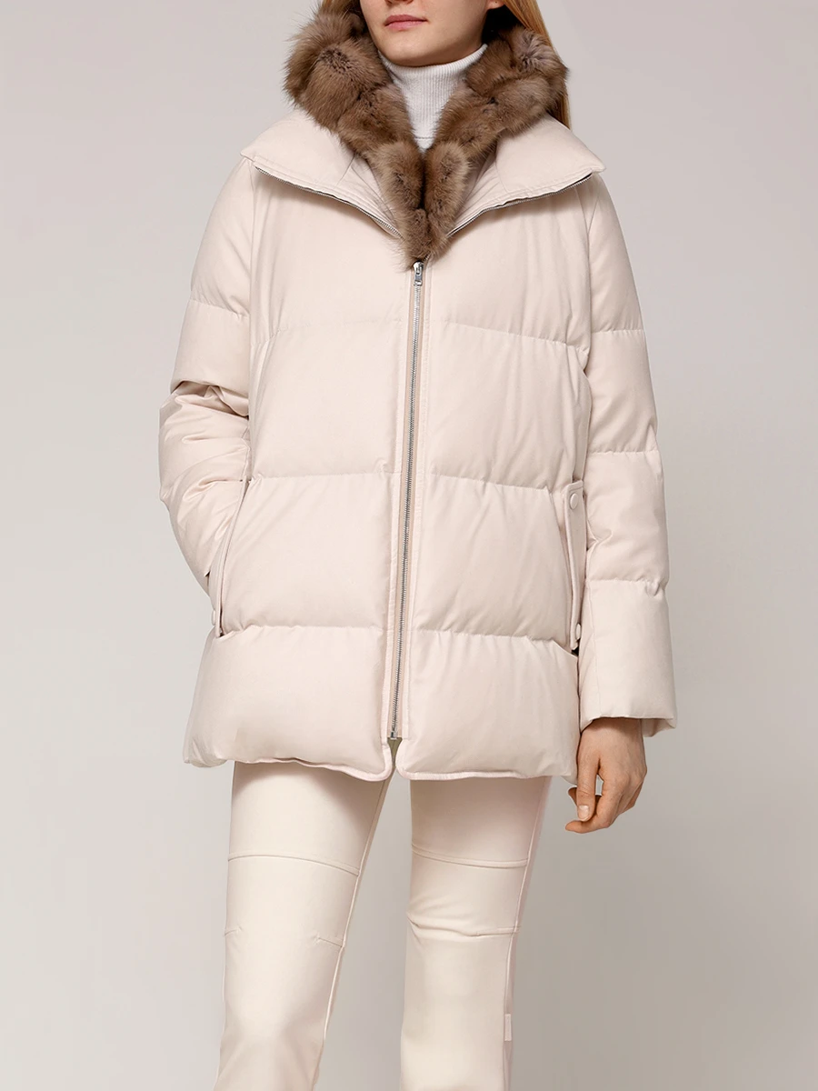 Пуховик стеганый