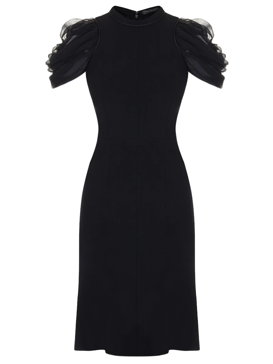 Платье из вискозы и шерсти