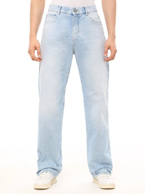 Джинсы Regular Fit хлопковые BALMAIN