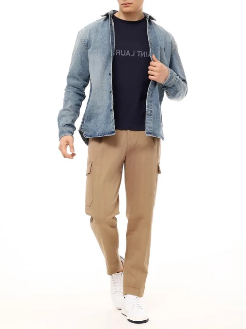 Футболка хлопковая SAINT LAURENT