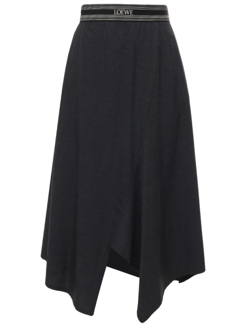 Юбка шерстяная LOEWE