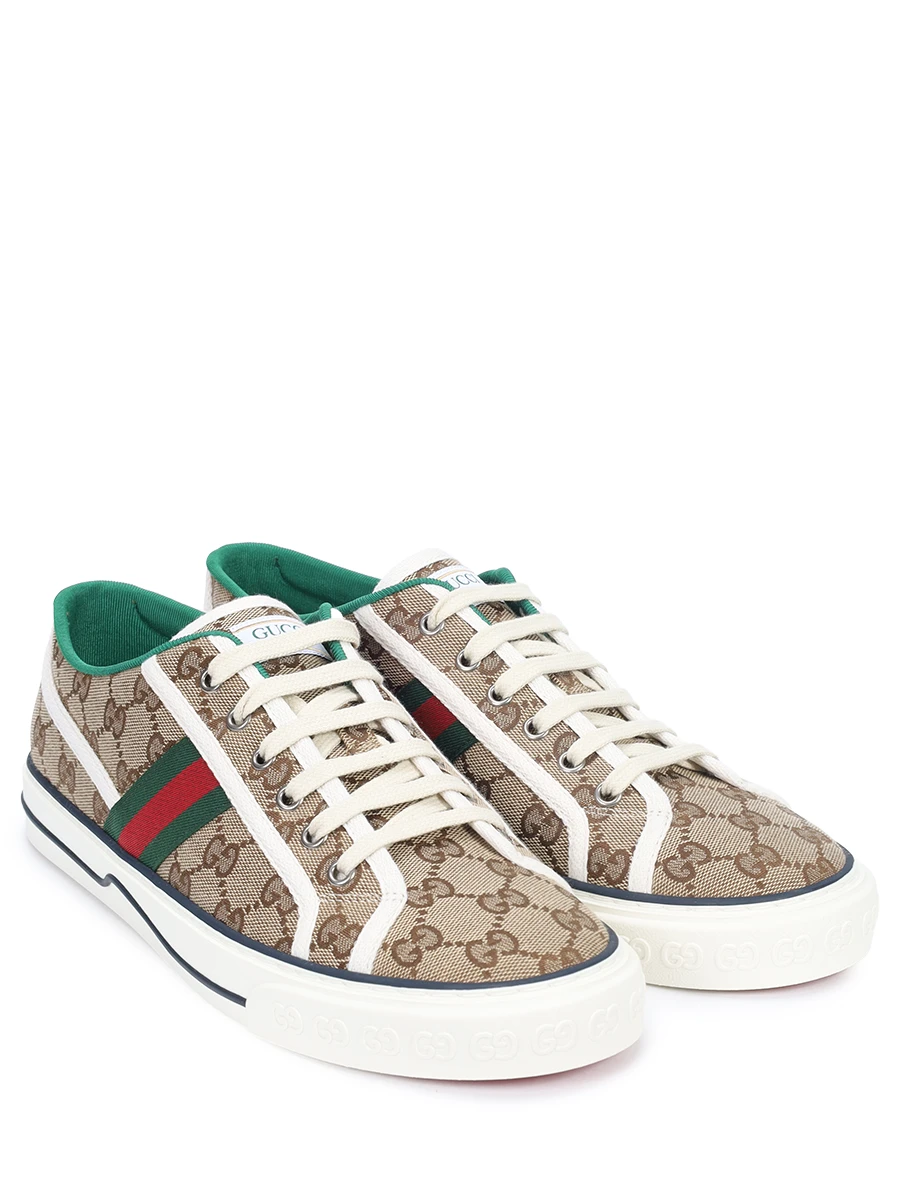 Кеды текстильные G Gucci Tennis 1977