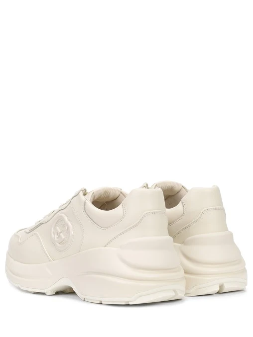 Кроссовки кожаные Rhyton GUCCI