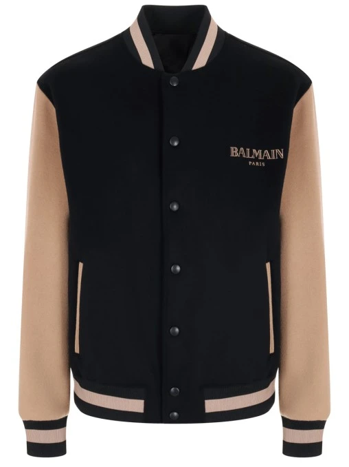 Бомбер шерстяной BALMAIN