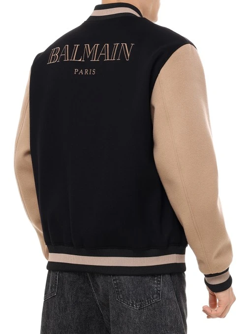 Бомбер шерстяной BALMAIN