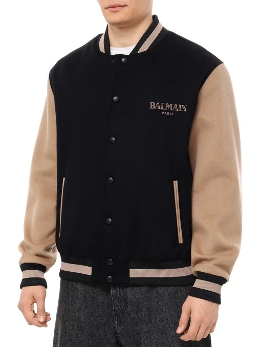 Бомбер шерстяной BALMAIN