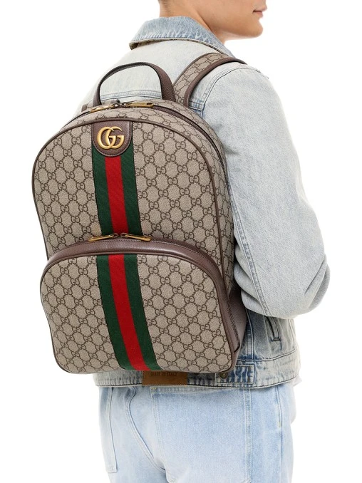 Рюкзак текстильный Ophidia in GG Supreme GUCCI