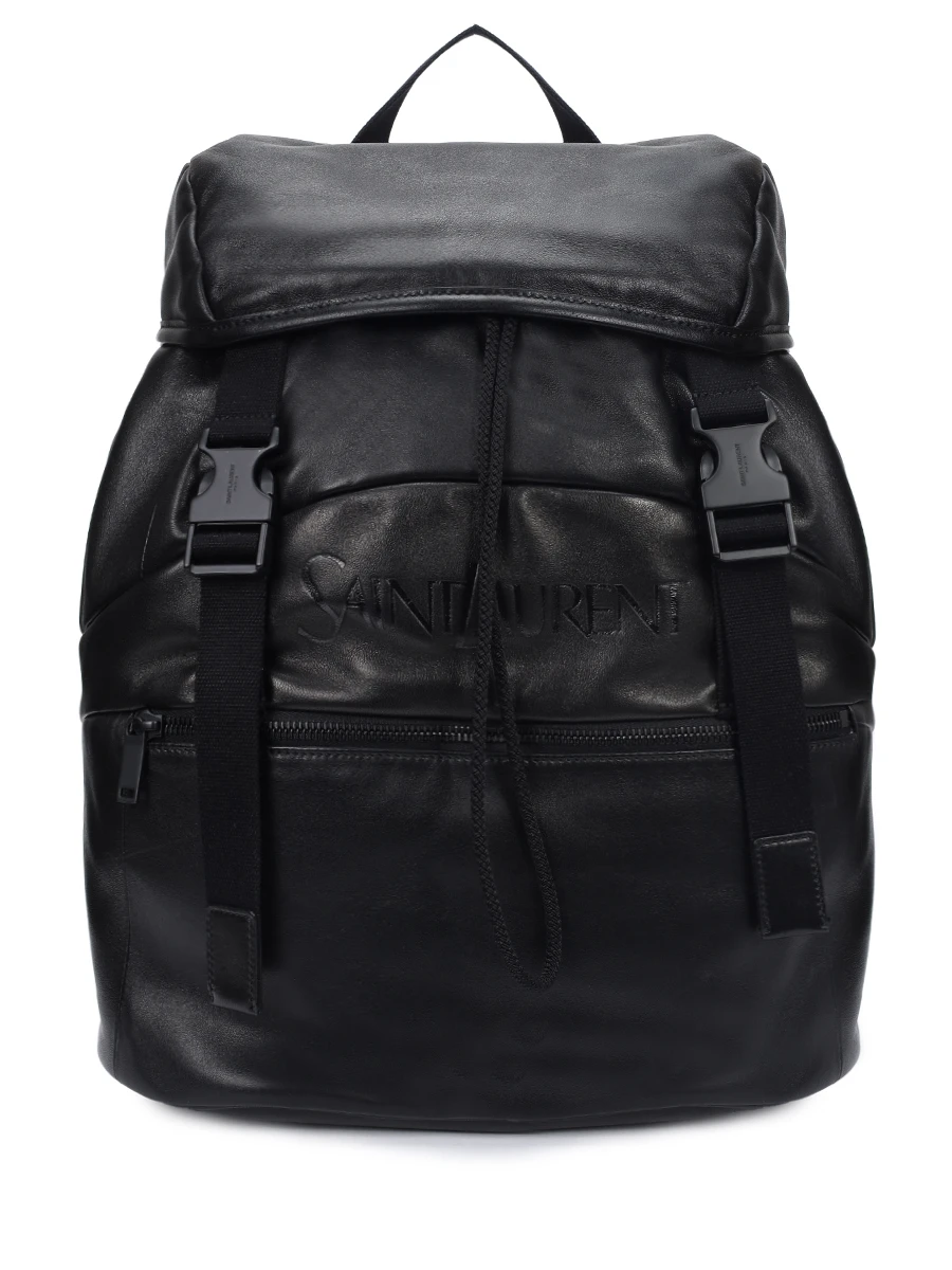 Рюкзак из кожи и текстиля