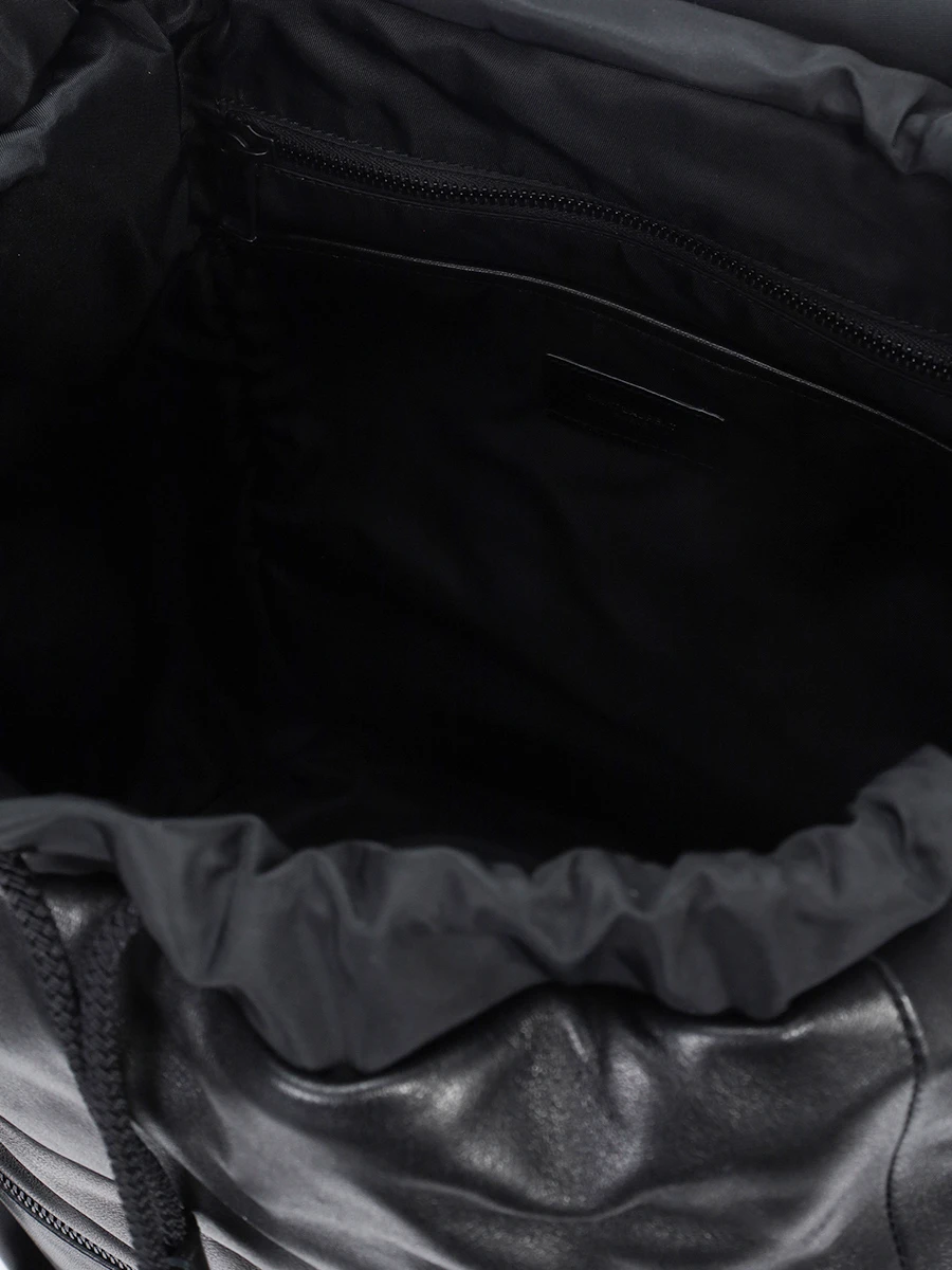 Рюкзак из кожи и текстиля