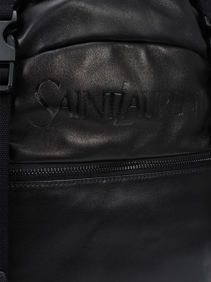 Рюкзак из кожи и текстиля