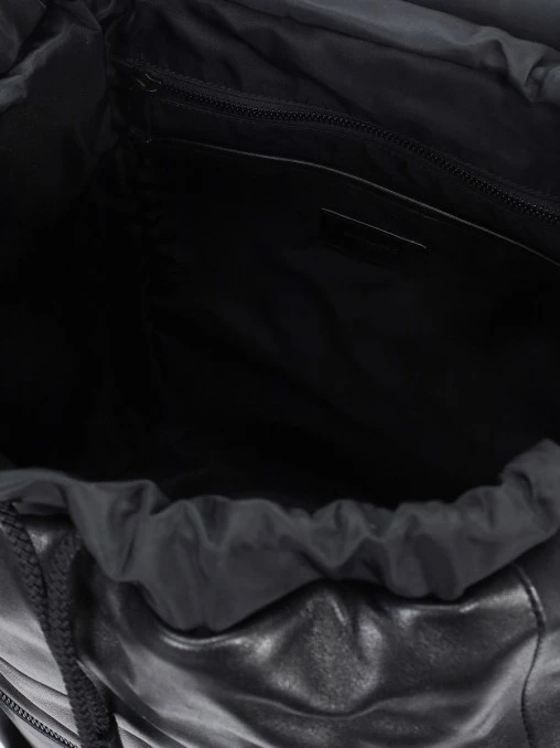Рюкзак из кожи и текстиля SAINT LAURENT