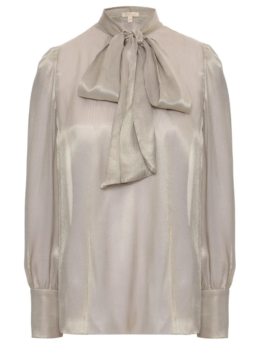 Блуза шелковая