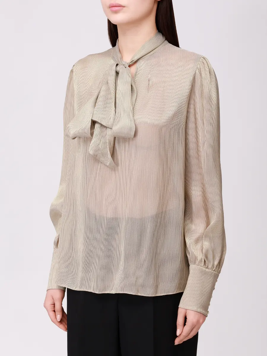 Блуза шелковая