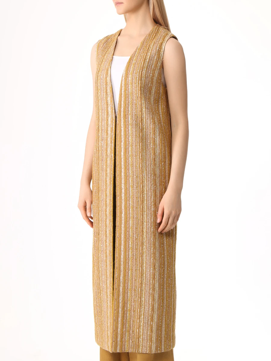 Жилет с пайетками