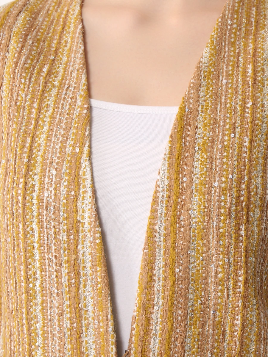 Жилет с пайетками