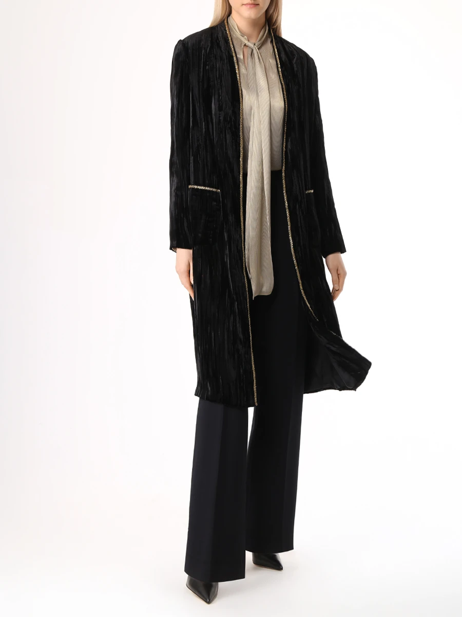 Кафтан из шелка и вискозы