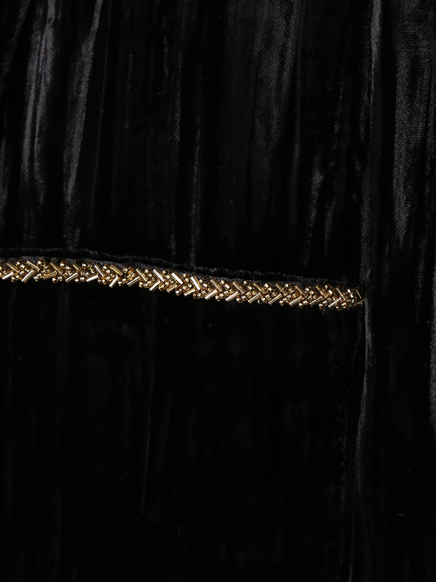 Кафтан из шелка и вискозы