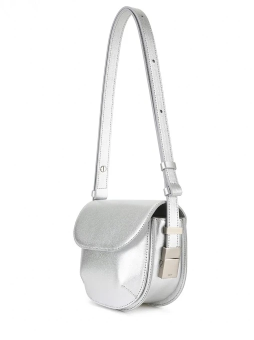Сумка кожаная Cubby Silver OSOI