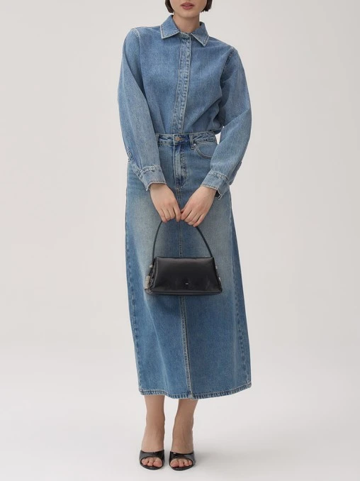 Сумка кожаная Pillow Mini OSOI