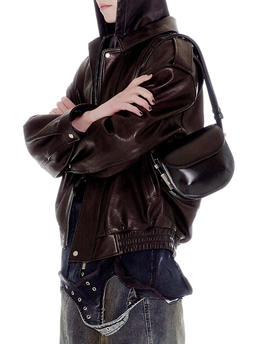 Сумка кожаная Cubby Black