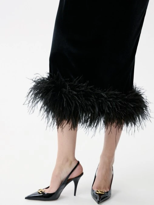 Платье Marabou велюровое FASHION REBELS