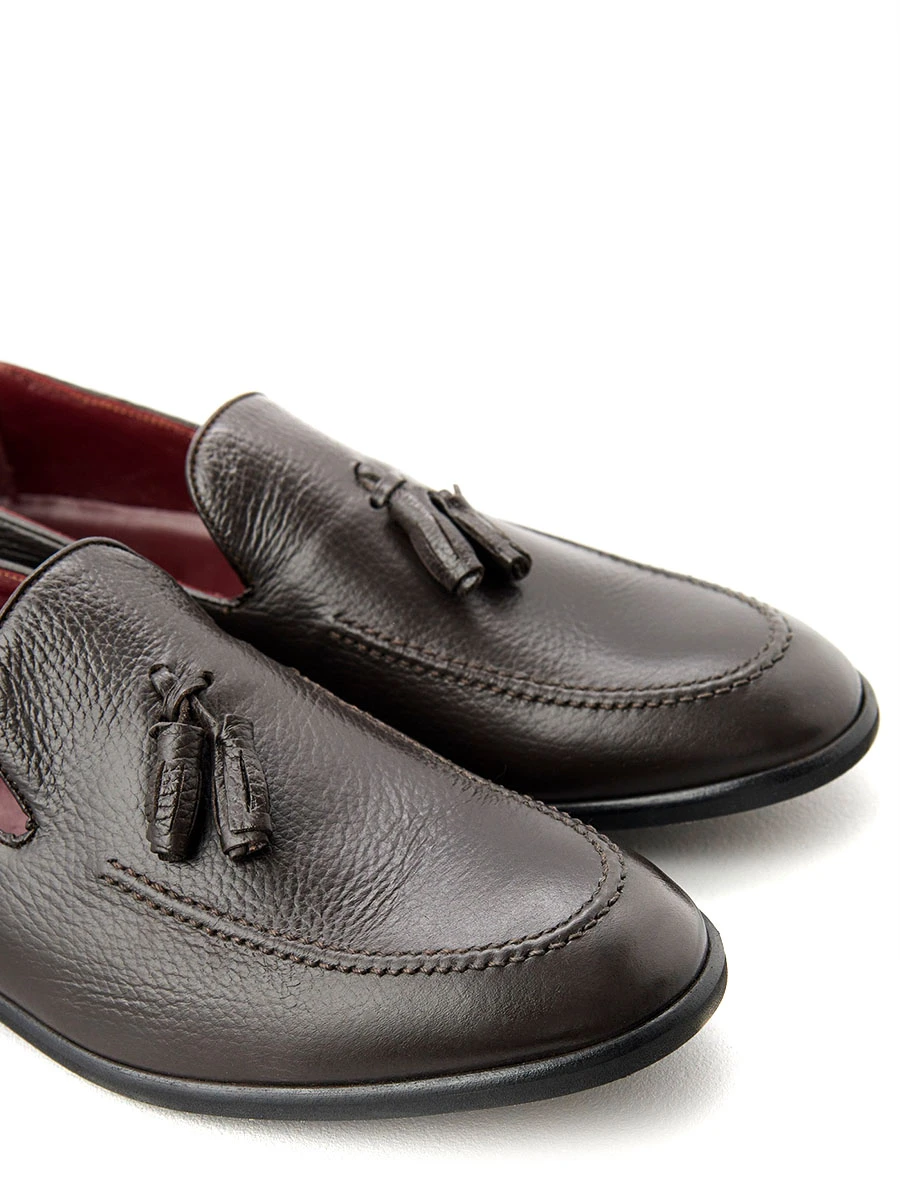 Лоферы кожаные