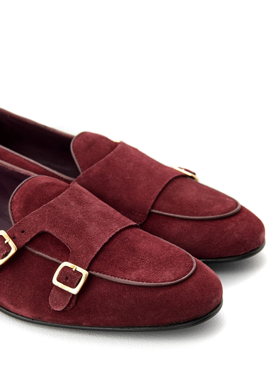 Монки замшевые