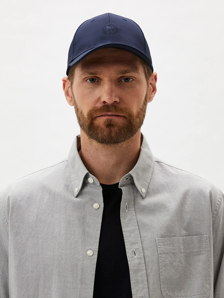 Бейсболка однотонная