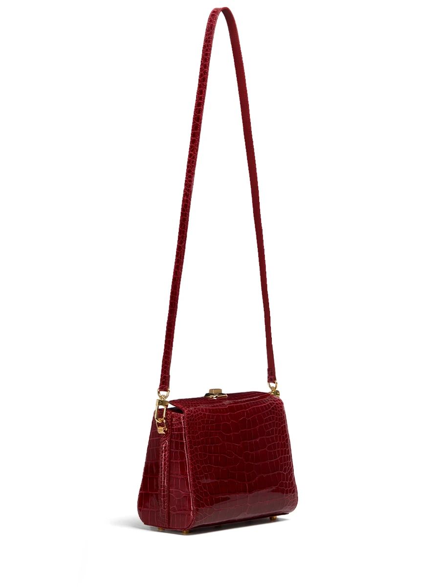 Клатч из кожи крокодила