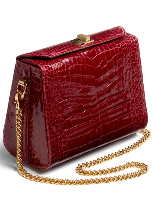 Клатч из кожи крокодила RASCHINI