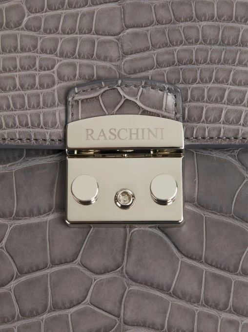 Портфель из кожи крокодила RASCHINI