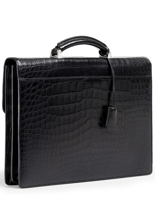 Портфель из кожи крокодила RASCHINI