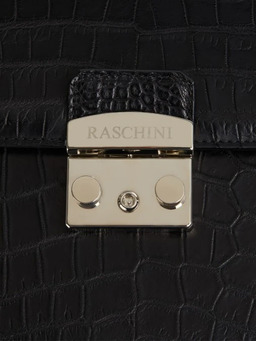 Портфель из кожи крокодила RASCHINI