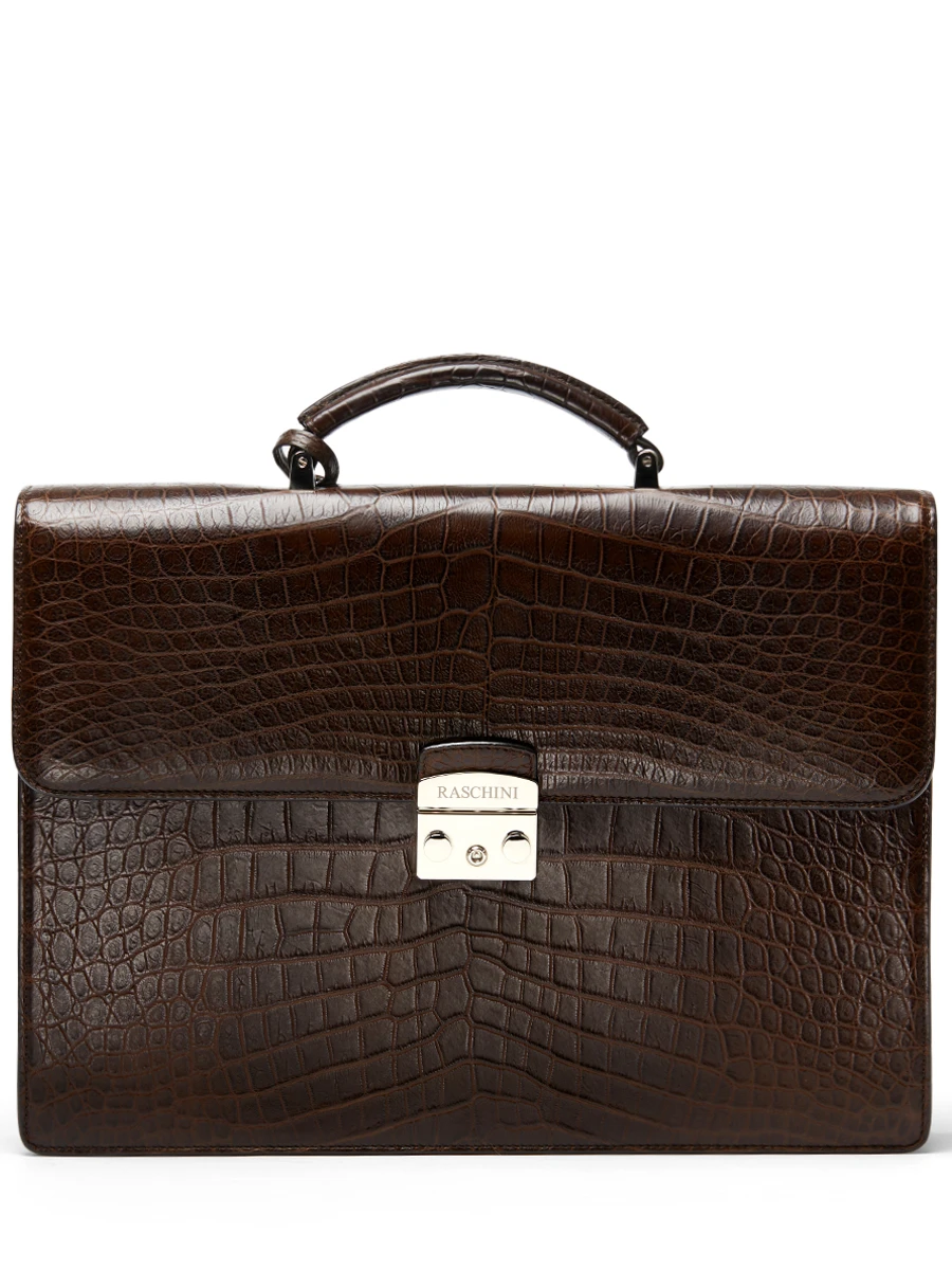 Портфель из кожи крокодила