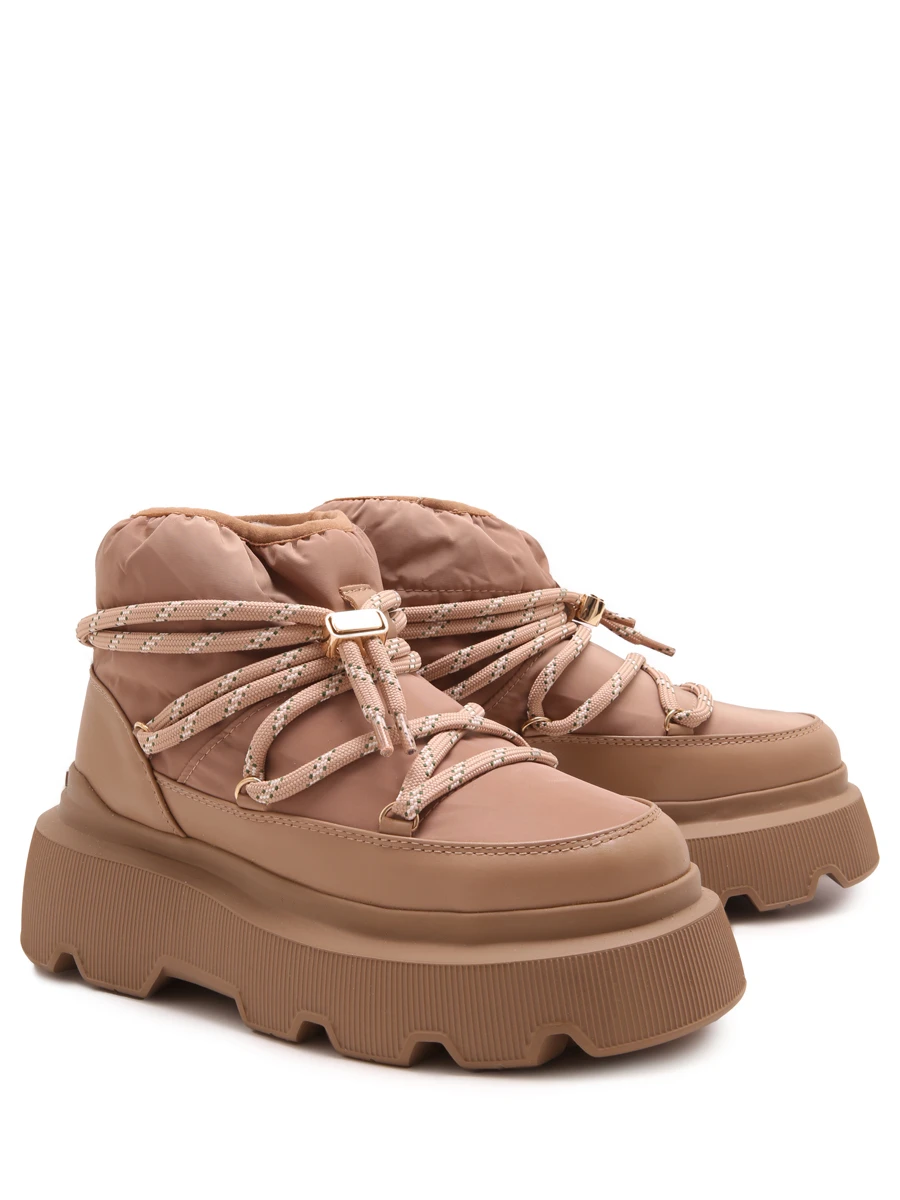 Ботинки комбинированные на меху