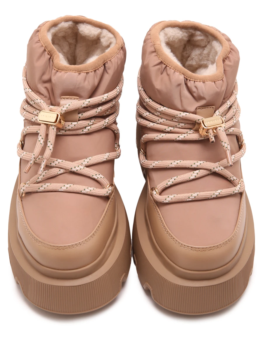 Ботинки комбинированные на меху