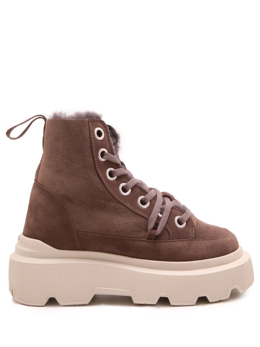 Ботинки комбинированные на меху