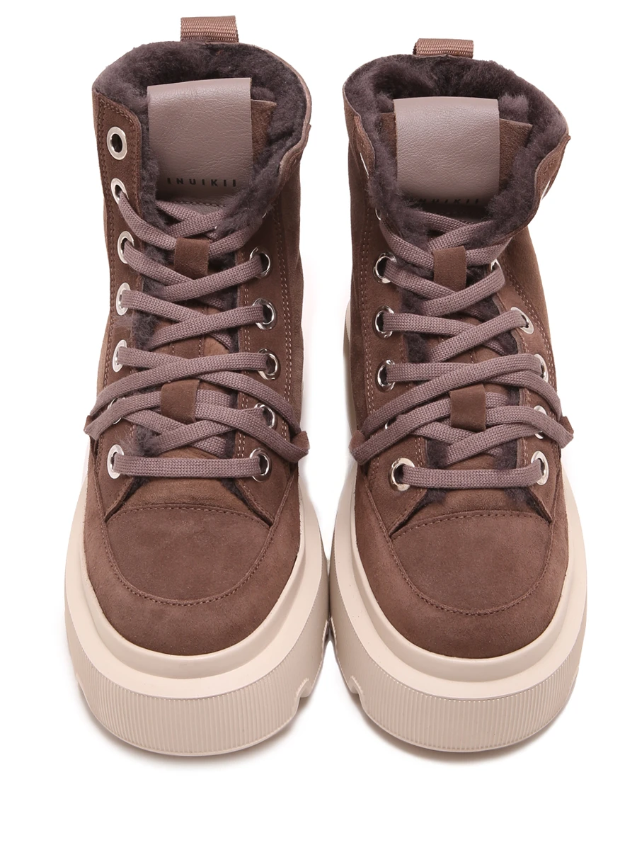 Ботинки комбинированные на меху