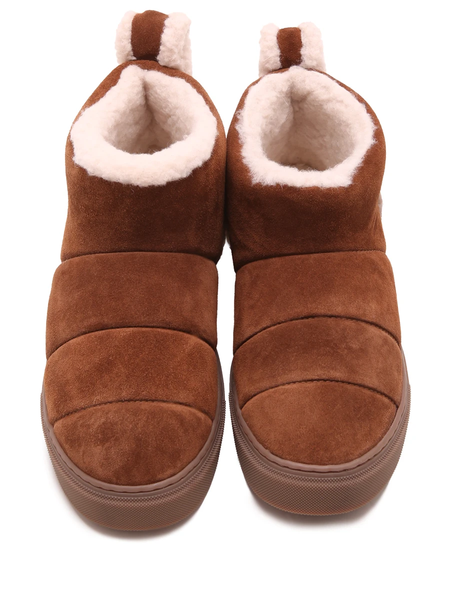 Ботинки комбинированные на меху